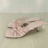 チャールズアンドキース CHARLES&KEITH Kelis ケリス ローズボウ ストラッピーヒールミュール レディース 37