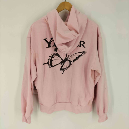 ヤンガーソング Younger Song butterfly logo lame hoodie レディース import:M