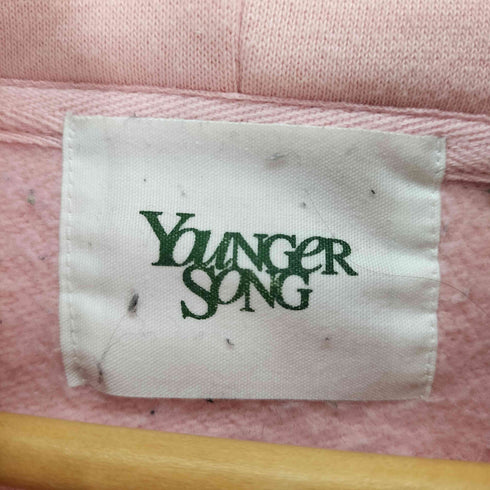 ヤンガーソング Younger Song butterfly logo lame hoodie レディース import:M