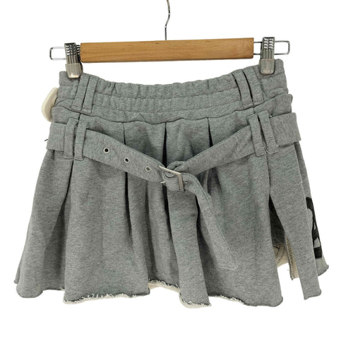 アクレント ACLENT Leather Patch Pleated Skirt レディース FREE