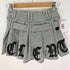 アクレント ACLENT Leather Patch Pleated Skirt レディース FREE