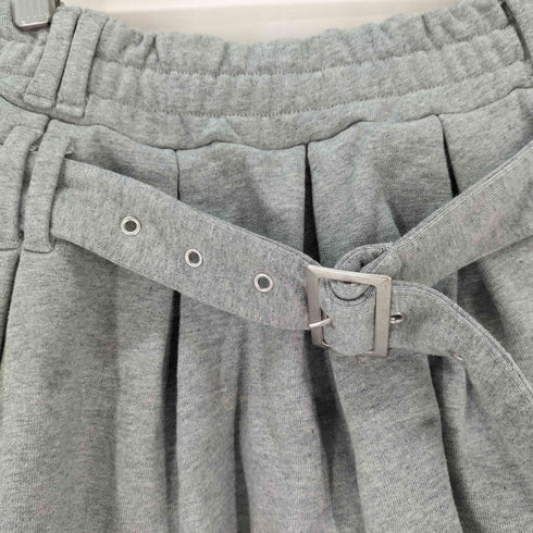 アクレント ACLENT Leather Patch Pleated Skirt レディース FREE