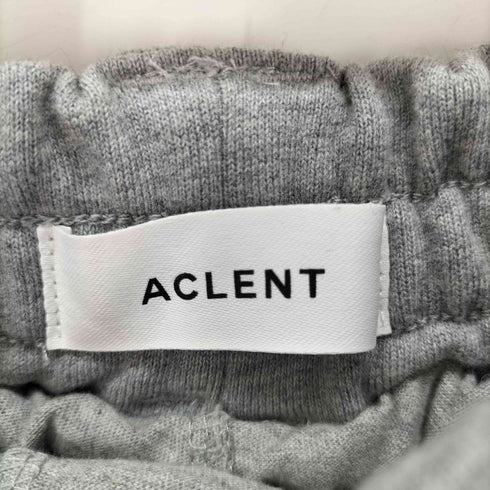 アクレント ACLENT Leather Patch Pleated Skirt レディース FREE