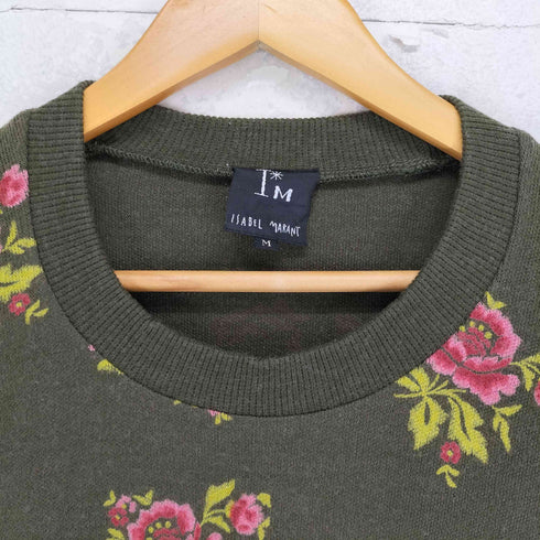 イザベルマラン ISABEL MARANT 花柄アクリルニットワンピース レディース M