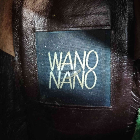 WANONANO 裏地ハート柄 レザーブーツ レディース