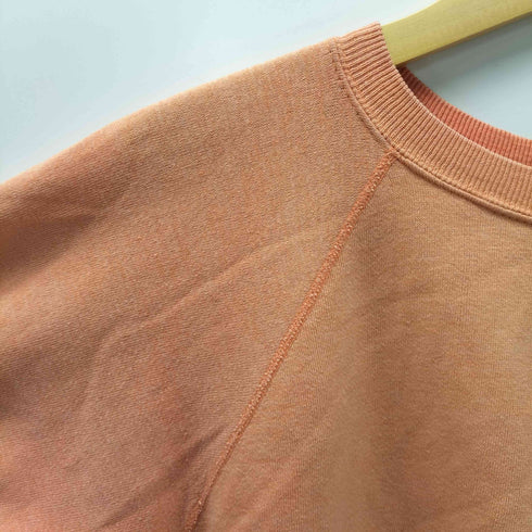 70S Sportswear コットン アクリル ラグラン ブランク 半袖 スウェット メンズ import:M