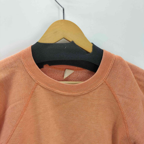 70S Sportswear コットン アクリル ラグラン ブランク 半袖 スウェット メンズ import:M
