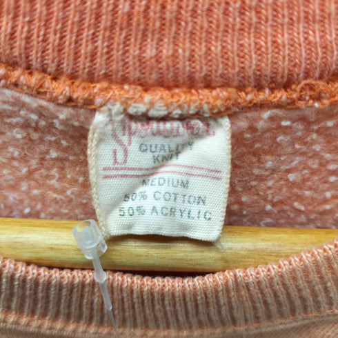 70S Sportswear コットン アクリル ラグラン ブランク 半袖 スウェット メンズ import:M