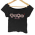 ナインティナインティ 9090 OG Logo Of f Shoulder Glitter Tee レディース import:M