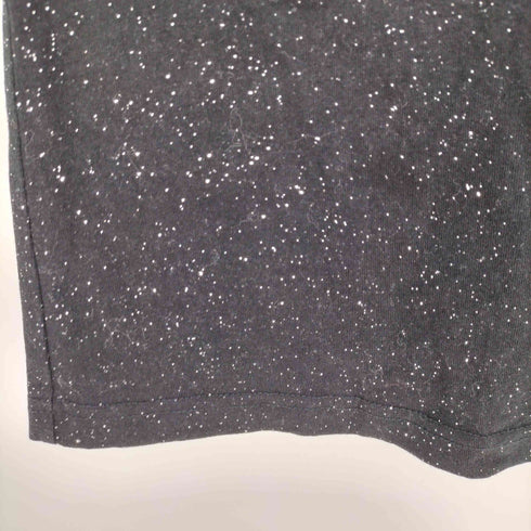 ナインティナインティ 9090 OG Logo Of f Shoulder Glitter Tee レディース import:M