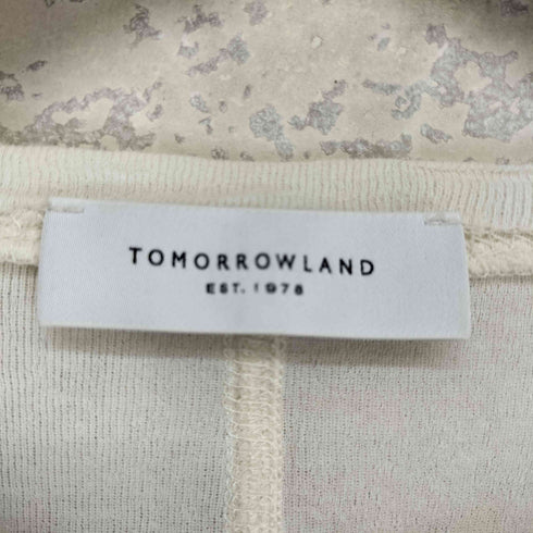 トゥモローランド TOMORROWLAND コットンジャージー ハーフスリーブプルオーバー レディース S
