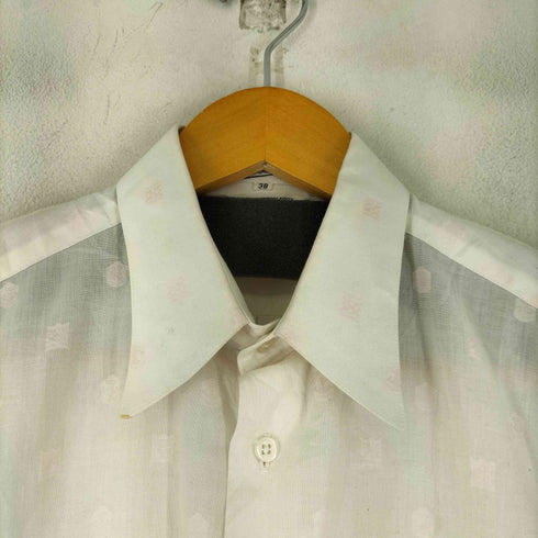 ボルサリーノ Borsalino 刺繍デザイン L/S コットンシャツ メンズ FR:38