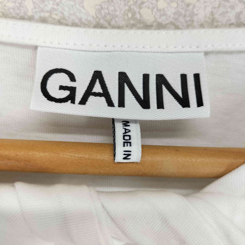 ガニー Ganni フロントツイストTシャツ レディース