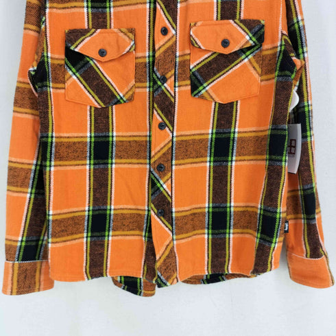 ステューシー Stussy ACE PLAID L/S チェックヘビーネルシャツ メンズ import:S