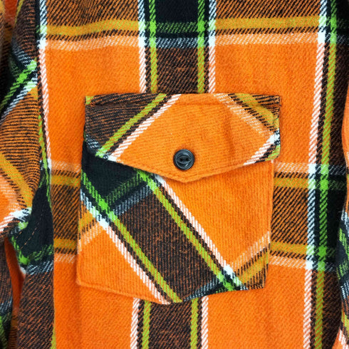 ステューシー Stussy ACE PLAID L/S チェックヘビーネルシャツ メンズ import:S