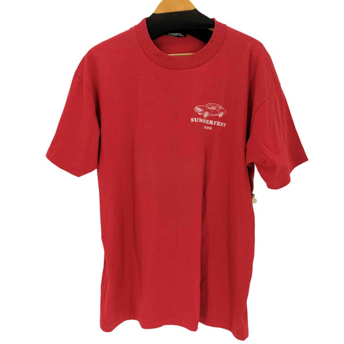 フルーツオブザルーム FRUIT OF THE LOOM 90s BESTタグ カジュアルロゴプリントTシャツ メンズ XL