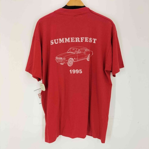 フルーツオブザルーム FRUIT OF THE LOOM 90s BESTタグ カジュアルロゴプリントTシャツ メンズ XL