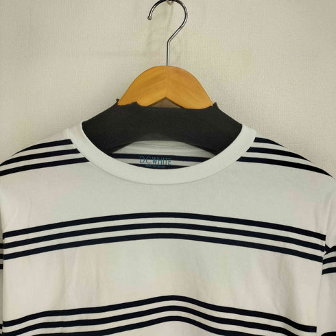 D.C.WHITE Parcel Border クルーネックTシャツ メンズ JPN:L