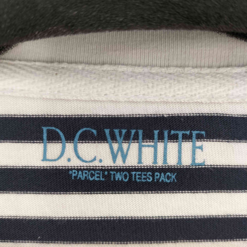 D.C.WHITE Parcel Border クルーネックTシャツ メンズ JPN:L