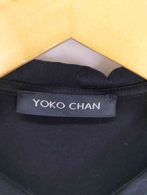 ヨーコチャン YOKO CHAN 丸襟 ストレッチ ポロシャツ レディース JPN:38