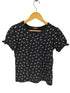 イーストボーイ EAST BOY リボン 総柄 プリント クロップド Tシャツ ピチT レディース 150