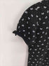 イーストボーイ EAST BOY リボン 総柄 プリント クロップド Tシャツ ピチT レディース 150