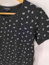 イーストボーイ EAST BOY リボン 総柄 プリント クロップド Tシャツ ピチT レディース 150