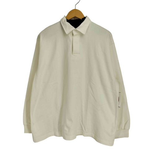 D.C. WHITE CLASSIC RUGGER L/S ポロシャツ メンズ RELAX SHORT