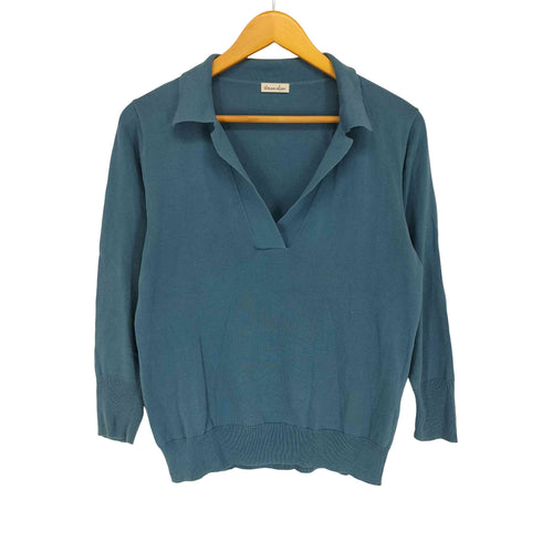 スティーブンアラン Steven Alan フロントスキッパー コットンニット レディース