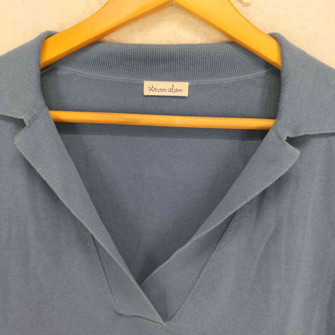 スティーブンアラン Steven Alan フロントスキッパー コットンニット レディース