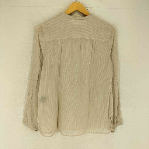 イザベルマランエトワール ISABEL MARANT ETOILE ストライプ ハーフボタン スタンドカラーシャツ レディース 38