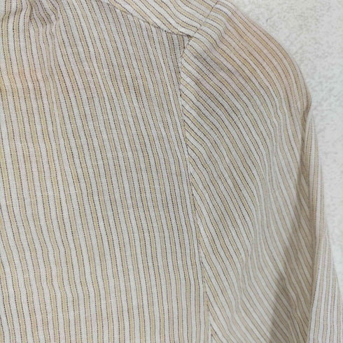 イザベルマランエトワール ISABEL MARANT ETOILE ストライプ ハーフボタン スタンドカラーシャツ レディース 38