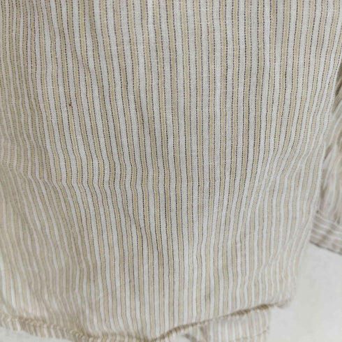 イザベルマランエトワール ISABEL MARANT ETOILE ストライプ ハーフボタン スタンドカラーシャツ レディース 38