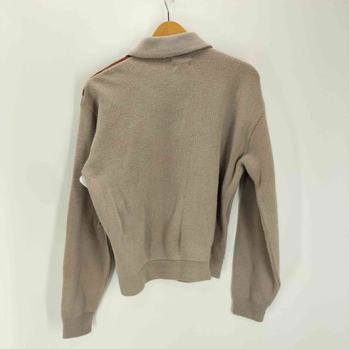 Berwyck sportswear 60-70S アクリル ニット スエード 切替 スポーツ ジャケット メンズ import:L
