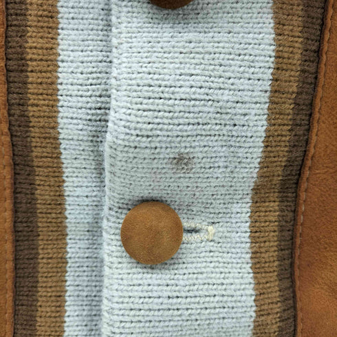 Berwyck sportswear 60-70S アクリル ニット スエード 切替 スポーツ ジャケット メンズ import:L