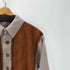 Berwyck sportswear 60-70S アクリル ニット スエード 切替 スポーツ ジャケット メンズ import:L