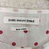イザベルマランエトワール ISABEL MARANT ETOILE ドット柄 ハーフボタン ウエストギャザースタンドカラーシャツ レディース 38