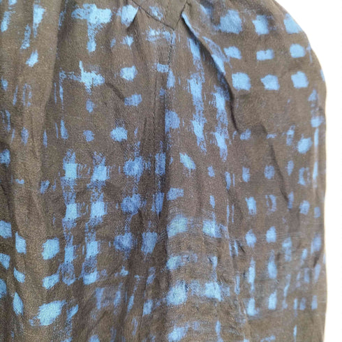 イザベルマランエトワール ISABEL MARANT ETOILE 総柄スタンドカラーシルクシャツ レディース 1
