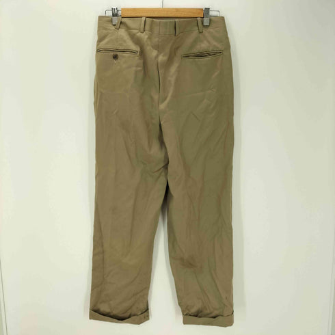 ノードストローム NORDSTROM 80S USA製 ウール 2タック スラックス 裾ダブル メンズ US:30-31