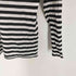 アニエスベー agnes b. ハイネック ボーダー タートル ネック シャツ 長袖 Tシャツ ロンT レディース
