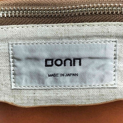 DONN 日本製 編み込み レザー ボストン バッグ メンズ