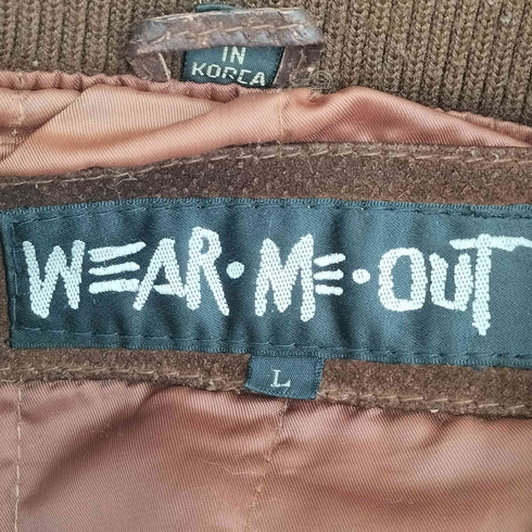 WEAR ME OUT 90-00s 本革 スエード レザーブルゾン メンズ import:L