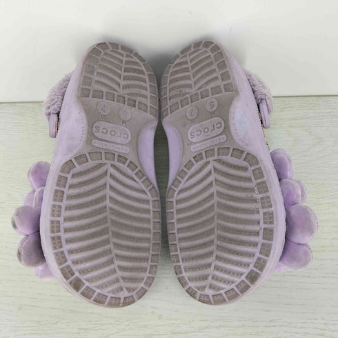 クロックス crocs バヤ ラインド ファズ ストラップ シングル デー クロッグ レディース US:7