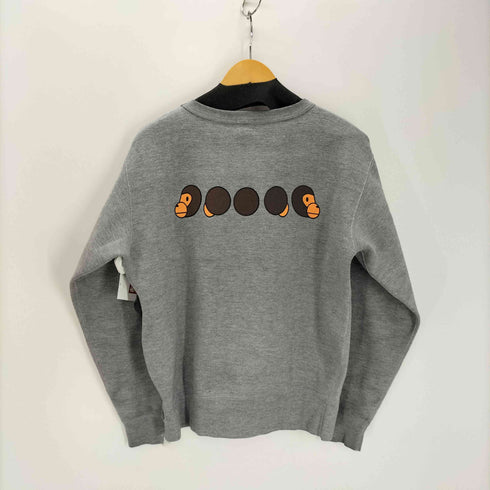アベイシングエイプ A BATHING APE APE SHALL NEVER KILL APE 90S 初期タグ baby milo プリントスウェット メンズ JPN:M