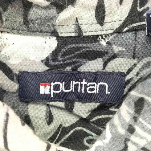 ピューリタン PURITAN 90s 総柄 レーヨンアロハシャツ メンズ L