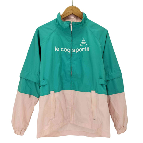 ルコックスポルティフ le coq sportif バイカラー 2WAY レインウェアジャケット レディース import:M