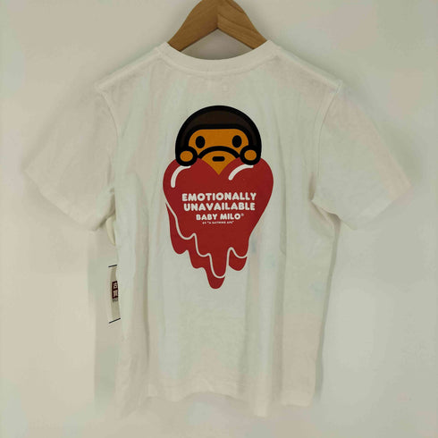 ベイプ BAPE Emotionally Unavailable EU MILO KIDS SS TEE レディース 140