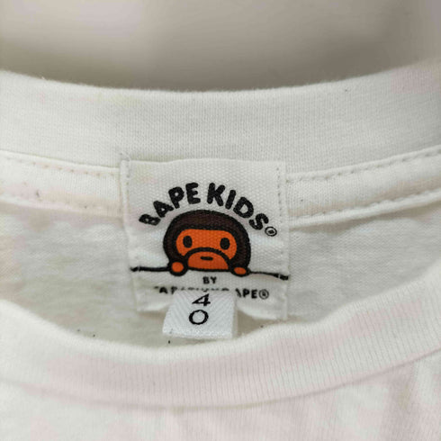 ベイプ BAPE Emotionally Unavailable EU MILO KIDS SS TEE レディース 140