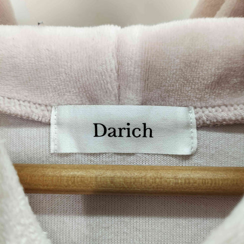 ダーリッチ Darich Line Velour Short Hoodie レディース FREE