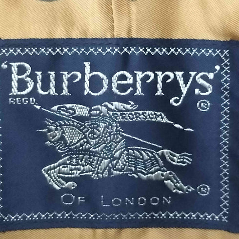 バーバリーズ BURBERRYS 裏地ノバチェック 比翼ステンカラーコート メンズ